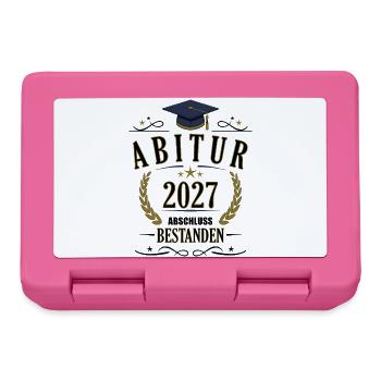 Abitur 2027 - Brotdose - Pink - Vorne
