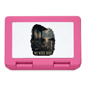 Wir waren hier - Brotdose - Pink - Vorne