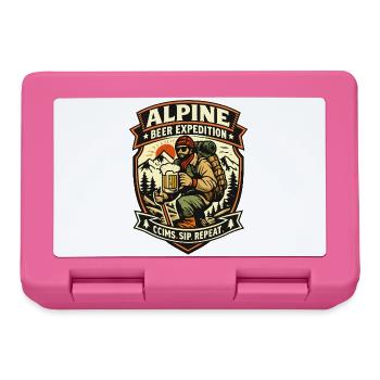 Alpine Bier Expedition - Brotdose - Pink - Vorne