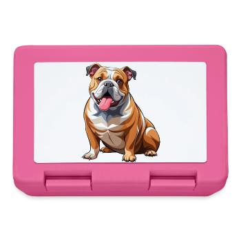 Bulldoggen-Hundesitting - Brotdose - Pink - Vorne