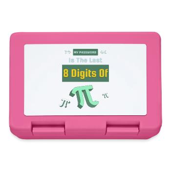 Mon mot de passe est les 8 derniers chiffres de Pi Cool - Boîte à goûter - rose - Devant
