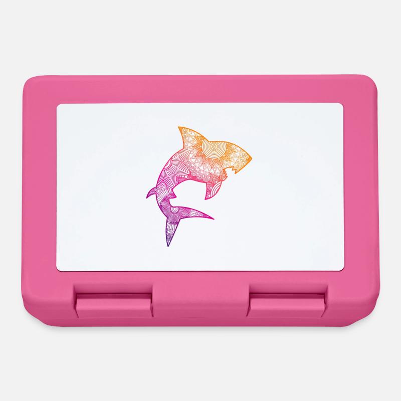 Requin, requin - Boîte à goûter - rose