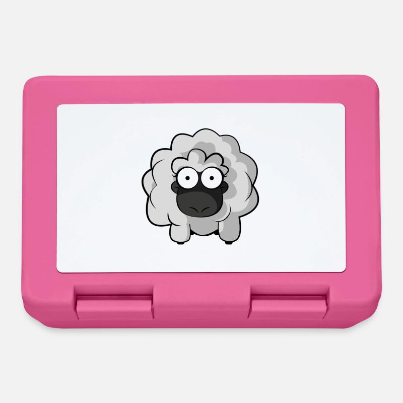Schwarzes Schaf - Brotdose - Pink