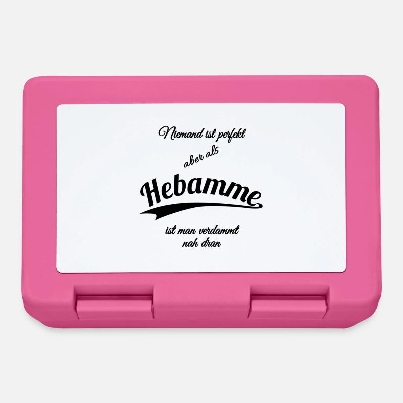 Hebamme - Brotdose - Pink
