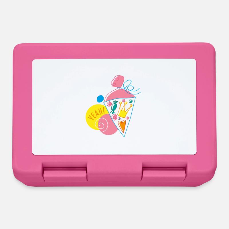 Illustration Schulanfang YEAH grafitiny - Brotdose - Pink