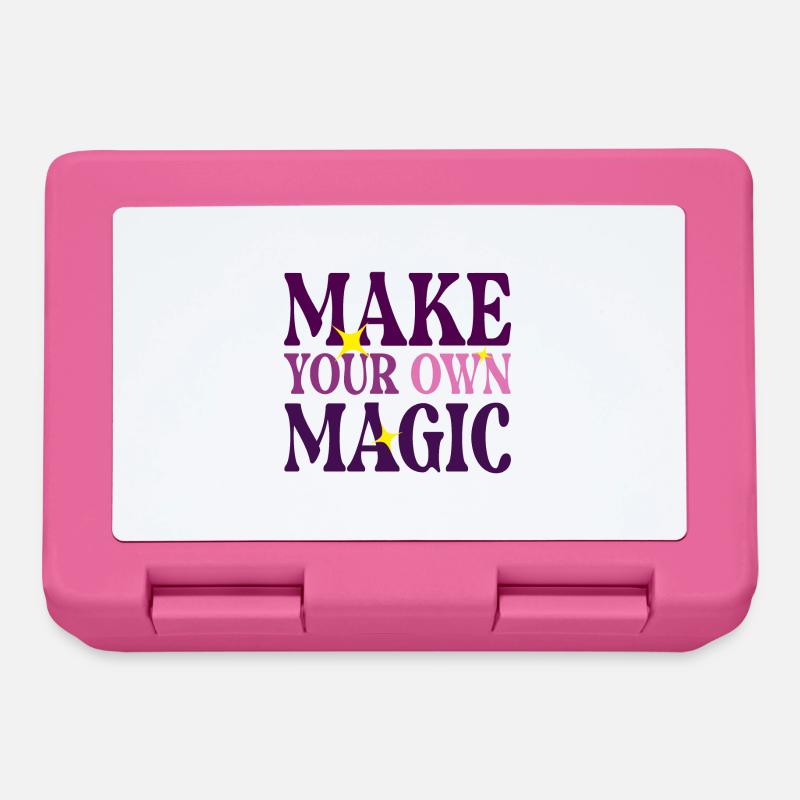 Make your own magic - Lunchbox - pink