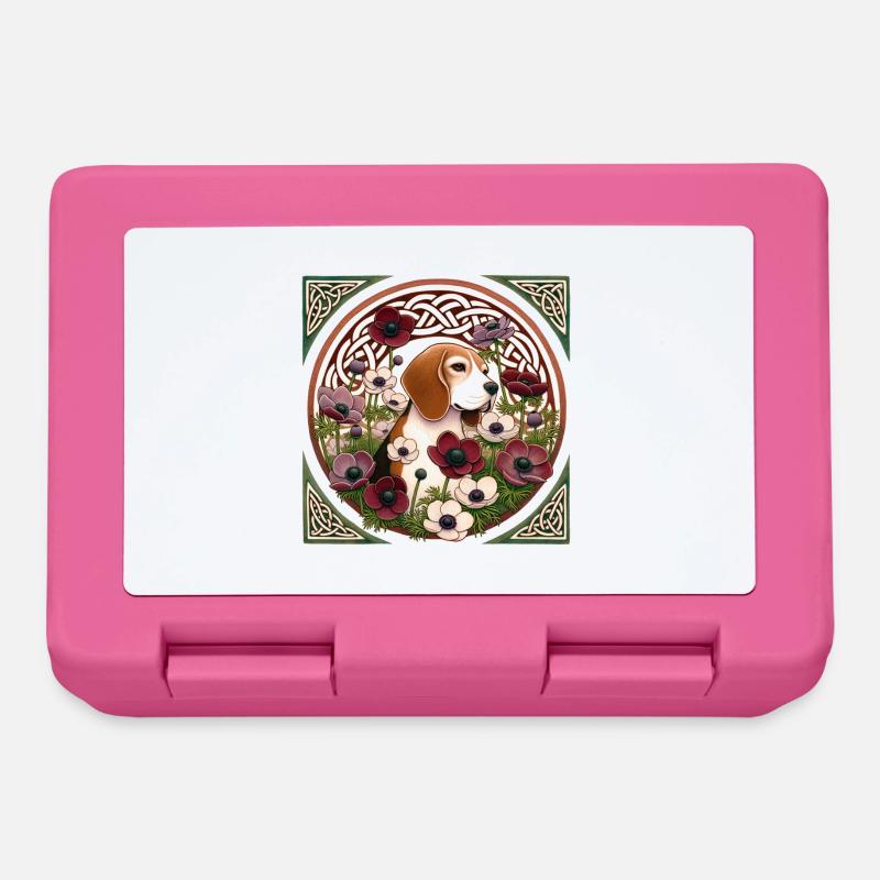 Beagle - Brotdose - Pink