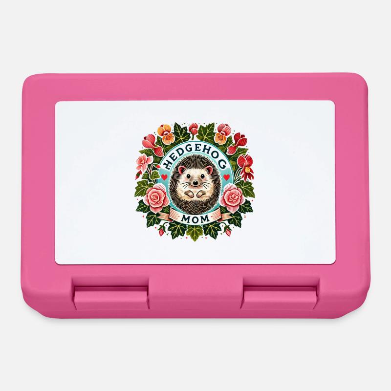 Igel-Mama - Brotdose - Pink
