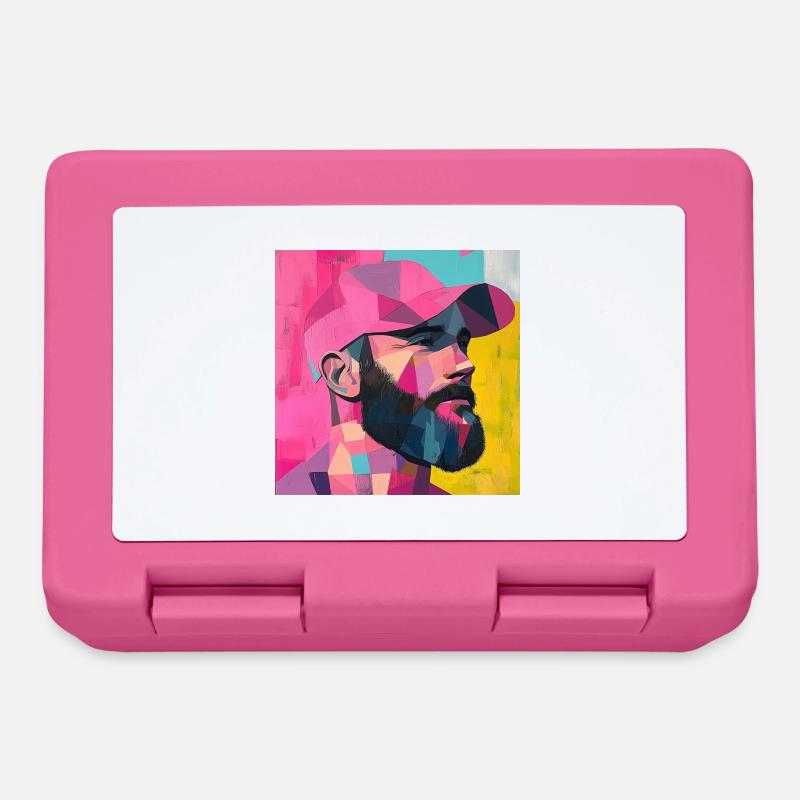 Full beard - Lunchbox - pink