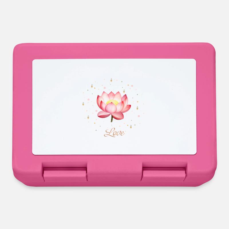 LOTUS - Symbole de pureté et d’amour - Boîte à goûter - rose