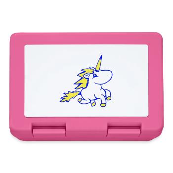 Licorne monte rapide galop mignon cheval de dessin animé - Boîte à goûter - rose - Devant