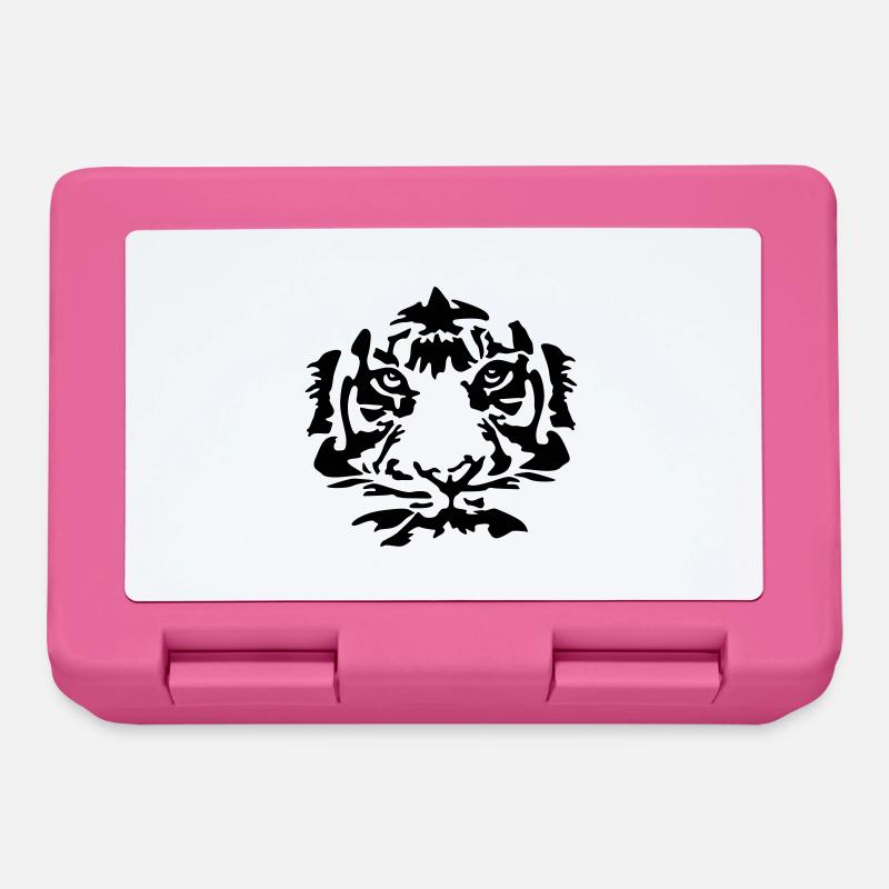 Tigre - Boîte à goûter - rose