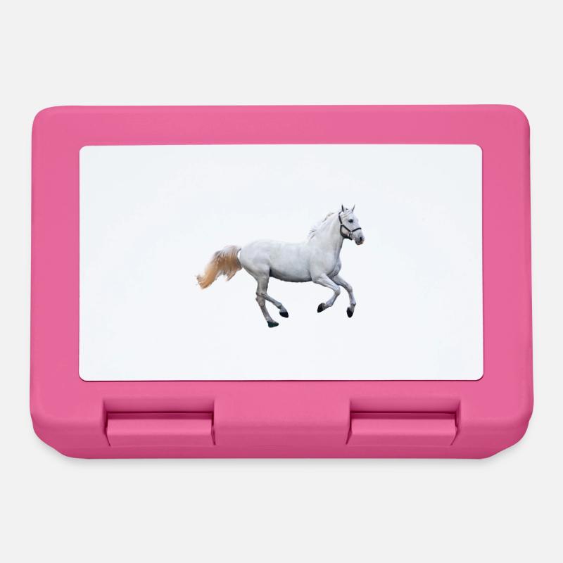 Pferd - Schimmel - Brotdose - Pink