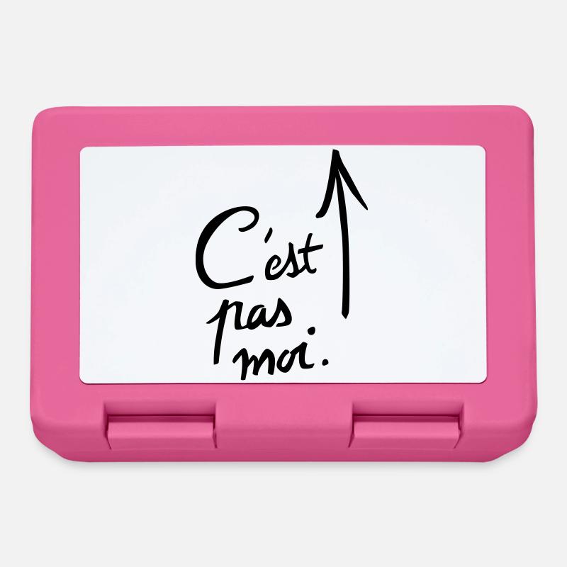 c'est pas moi. - Boîte à goûter - rose
