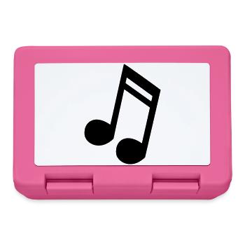 Musical note music, musician, instrument, singing * - Lunchbox - pink - Front