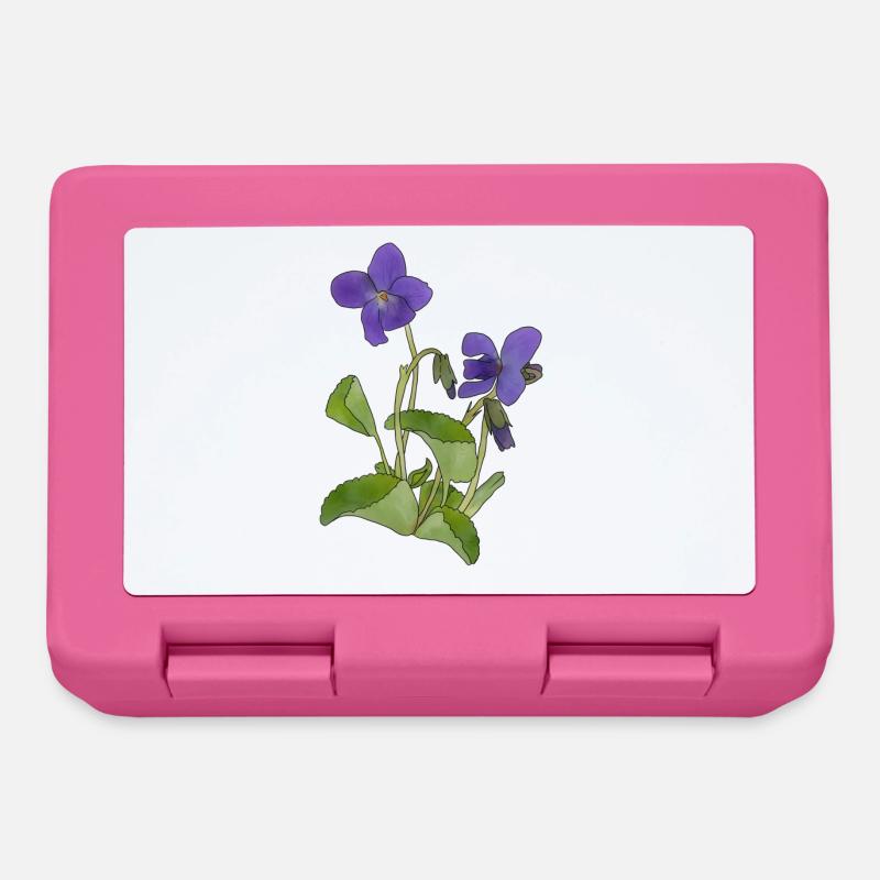 violet - Boîte à goûter - rose