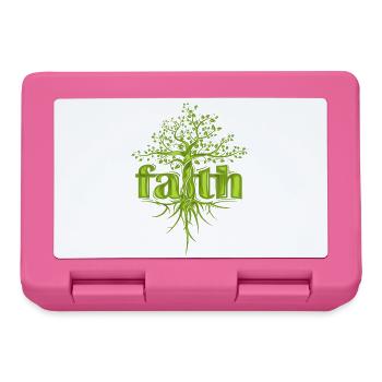 Foi Arbre Espoir Motivation Forêt Symbole icône - Boîte à goûter - rose - Devant