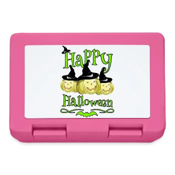 Halloween - Boîte à goûter - rose - Devant