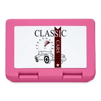 Automobile Classic Cars - Brotdose - Pink - Vorne