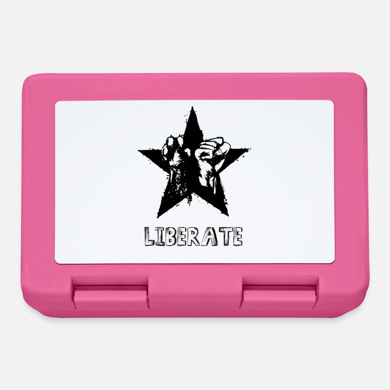 Pfote und Faust - Liberate - Brotdose - Pink