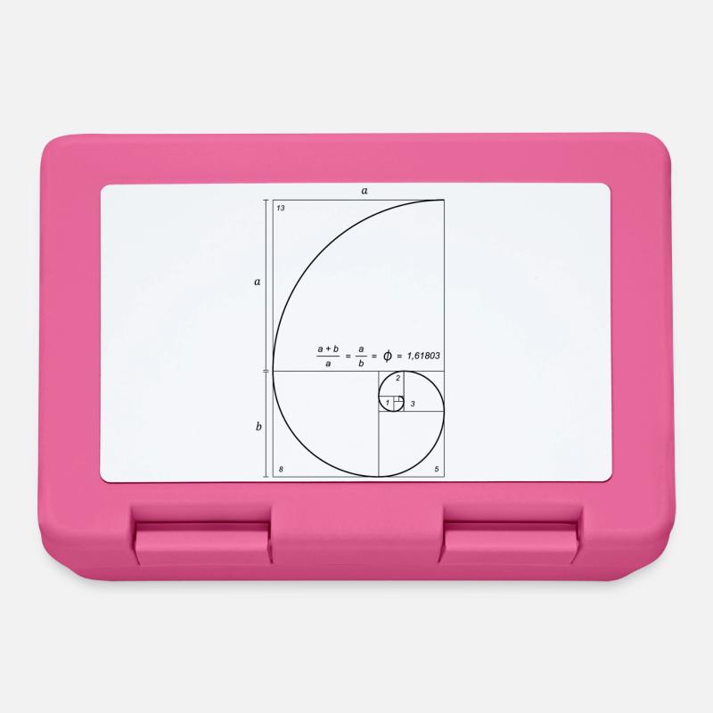 Golden Ratio Geometry - Lunchbox - pink