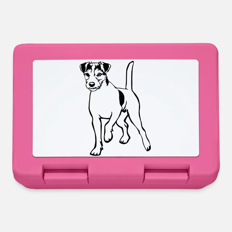 Parson Russell Terrier - Lunchbox - pink