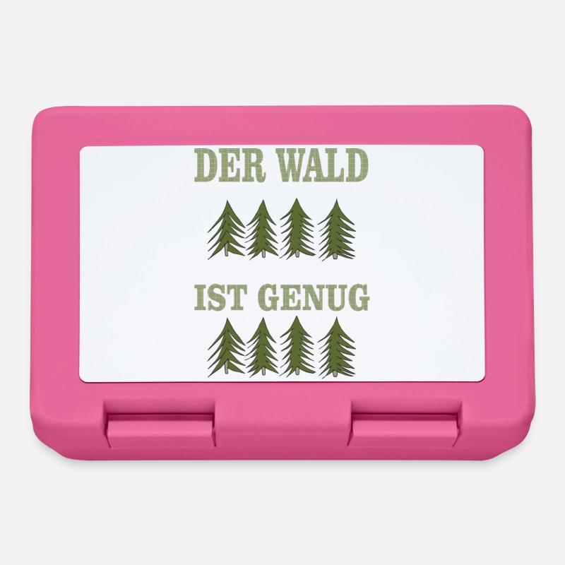 DER wald ist genug - Brotdose - Pink