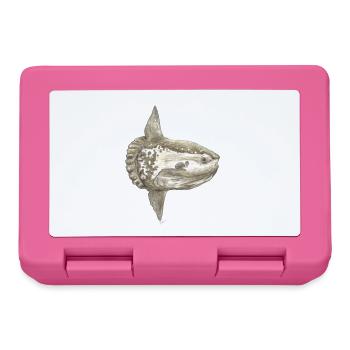 Mola mola poisson-lune pour les pêcheurs, les plongeurs - Boîte à goûter - rose - Devant