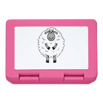 Mignon berger allemand mouton motif - Boîte à goûter - rose - Devant