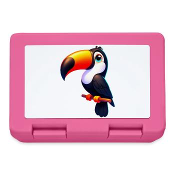Toucan - Lunchbox - pink - Front