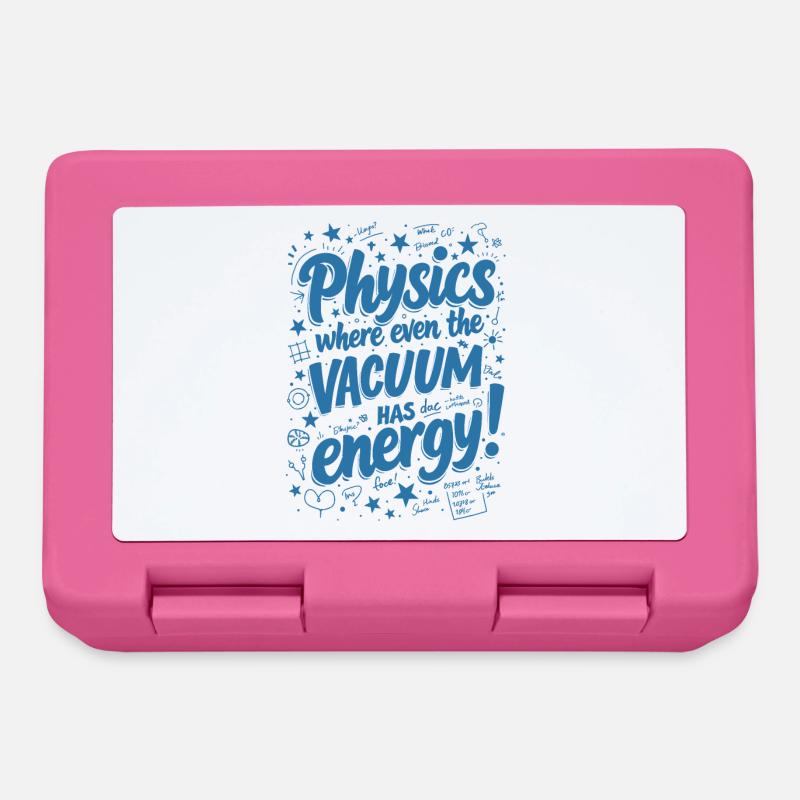 PHYSICS: WHERE EVEN THE VACUUM HAS ENERGY! - Lunchbox - pink