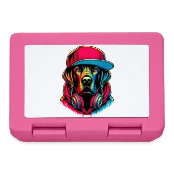 Dog - Lunchbox - pink - Front