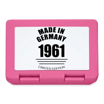 Fabriqué en Allemagne 1961 Édition limitée - Boîte à goûter - rose - Devant