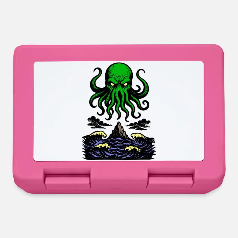Cthulhu Retro 2 - Brotdose - Pink