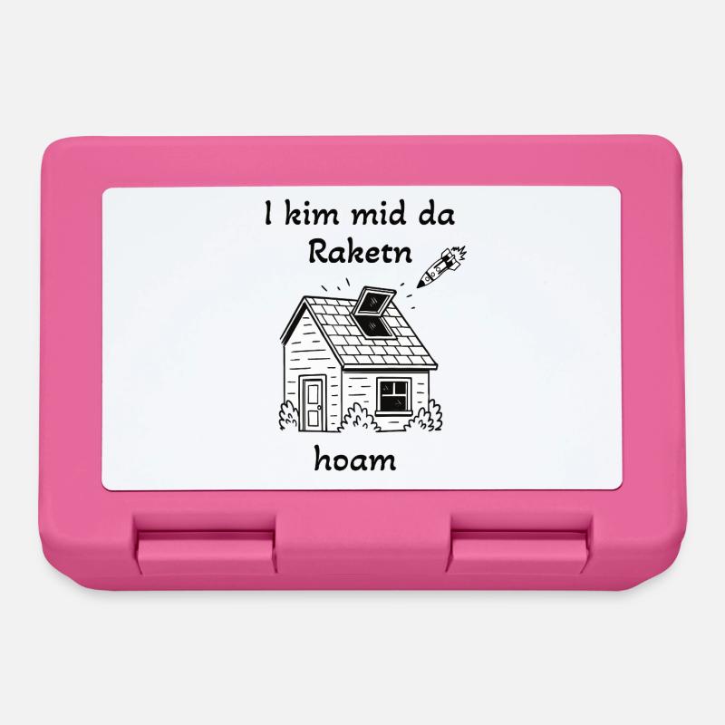 I kim mid da Raktn hoam - Boîte à goûter - rose