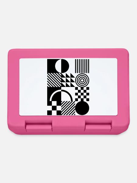 Bauhaus Kunst Gestaltung - Brotdose - Pink