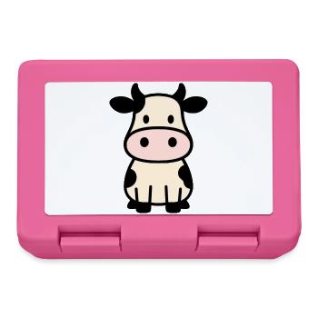 Cute cow - Lunchbox - pink - Front