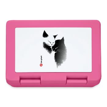 Amour des chats - Boîte à goûter - rose - Devant