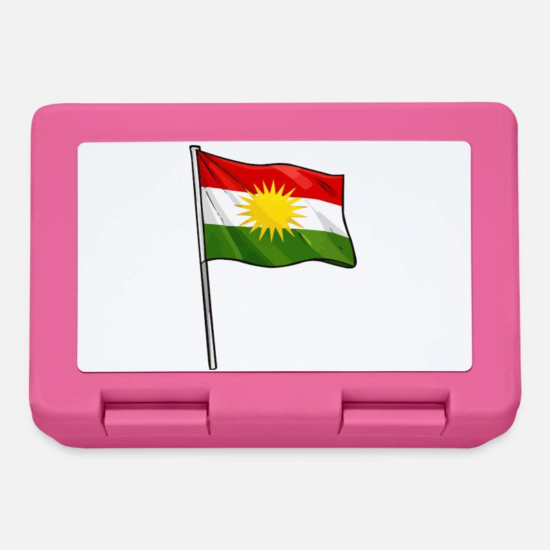 Kurdistan Flag Sunstar - Lunchbox - pink