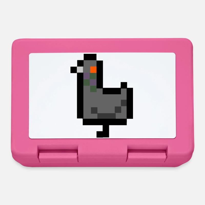 pixel pigeon - Lunchbox - pink