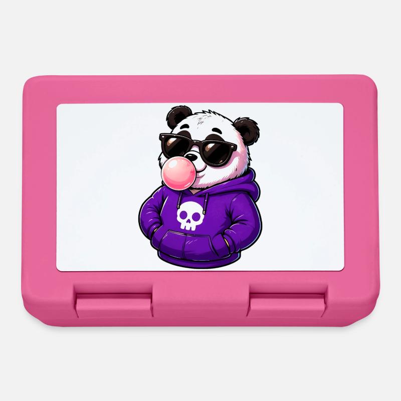 Cool_Panda_Bubblegum_Attitude - Boîte à goûter - rose