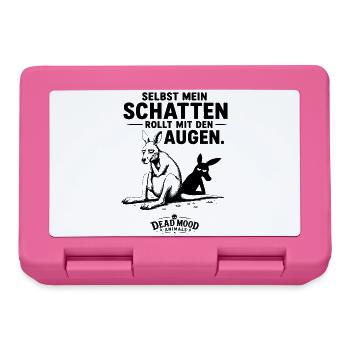 Lustiges Känguru Geschenk Sarkasmus - Brotdose - Pink - Vorne