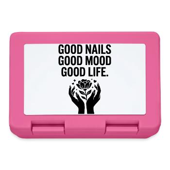 De bons ongles, une bonne vie - Boîte à goûter - rose - Devant