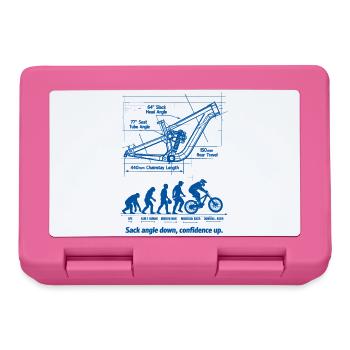 Plan de l’évolution MTB : descente pleine suspension - Boîte à goûter - rose - Devant