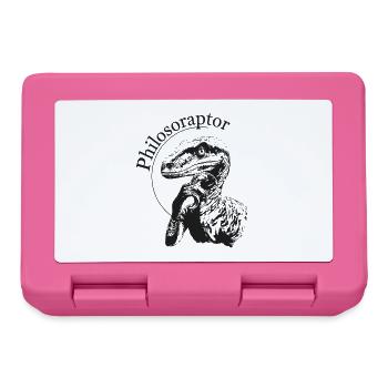 Philosoraptor - Brotdose - Pink - Vorne