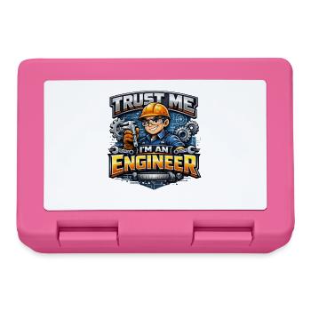 Vertrau mir, ich bin Ingenieur, Handwerker, Mechaniker. - Brotdose - Pink - Vorne