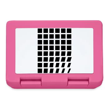 Geometrische Quadrate-Muster - Brotdose - Pink - Vorne