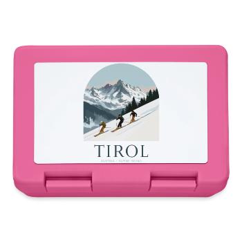 Tirol Austria Alpine Skiing - Brotdose - Pink - Vorne