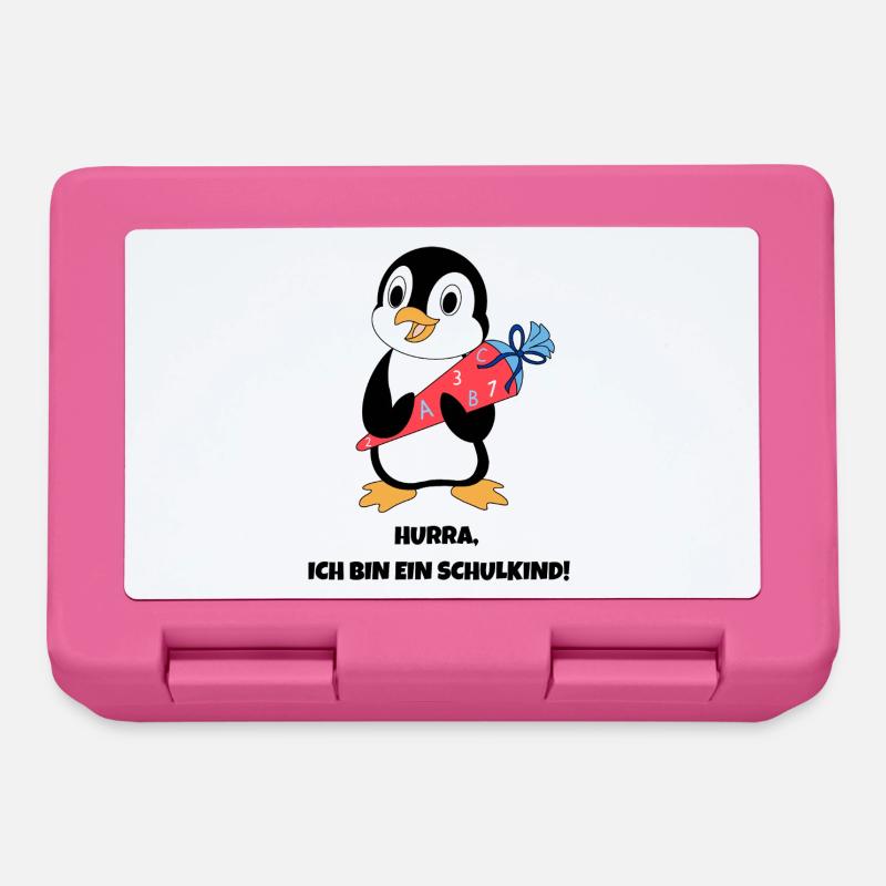 Hurra, ich bin ein Schulkind! (pink) - Brotdose - Pink