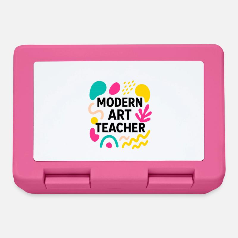 Moderne Kunst - Brotdose - Pink